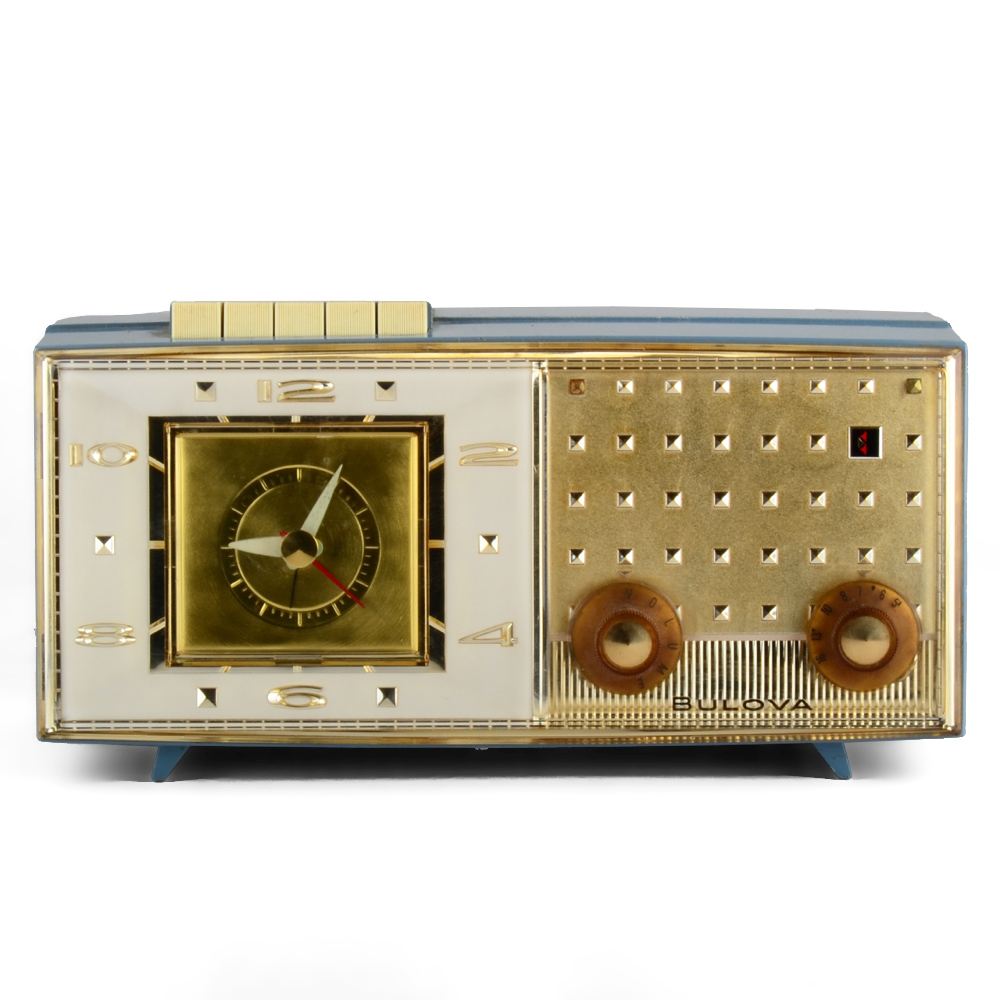 Vintage Bulova Clock Radio