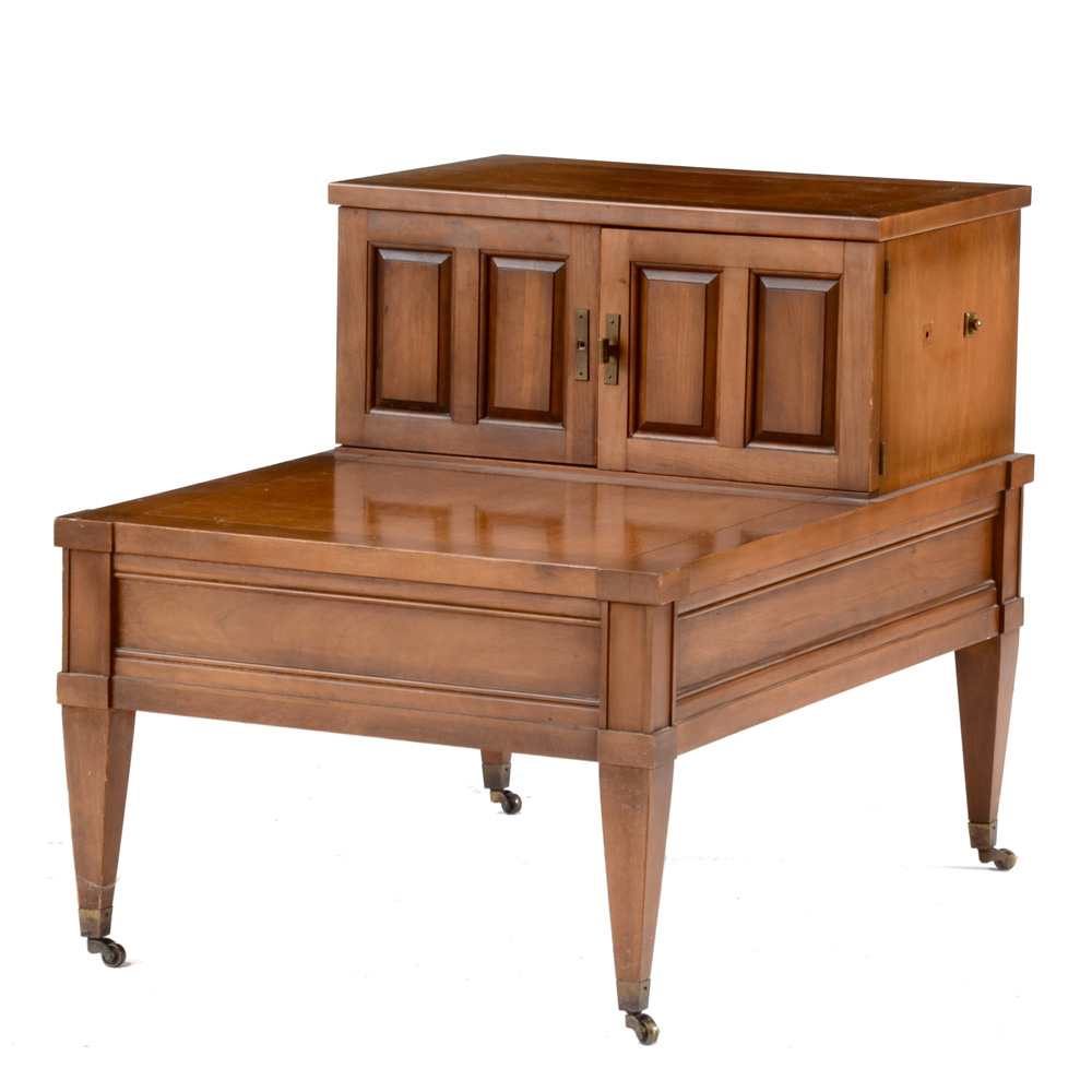 Vintage Stair-Step End Table