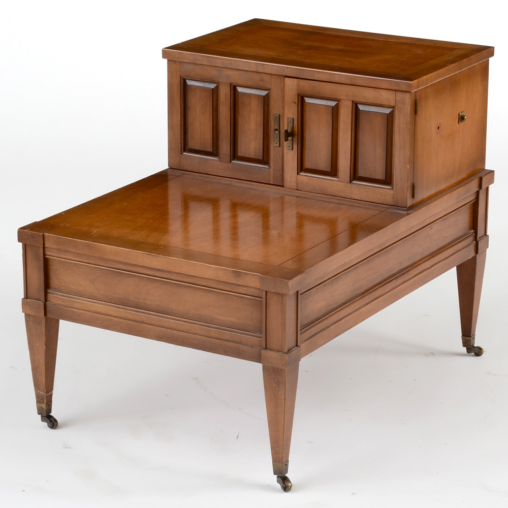 Vintage Stair-Step End Table