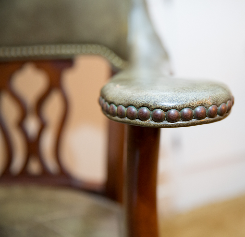 Vintage Library Armchairs by Hickory Chair Company