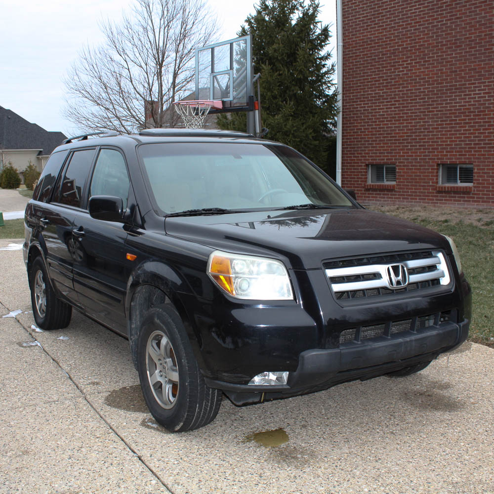 Black 2006 Honda Pilot EX-L SUV