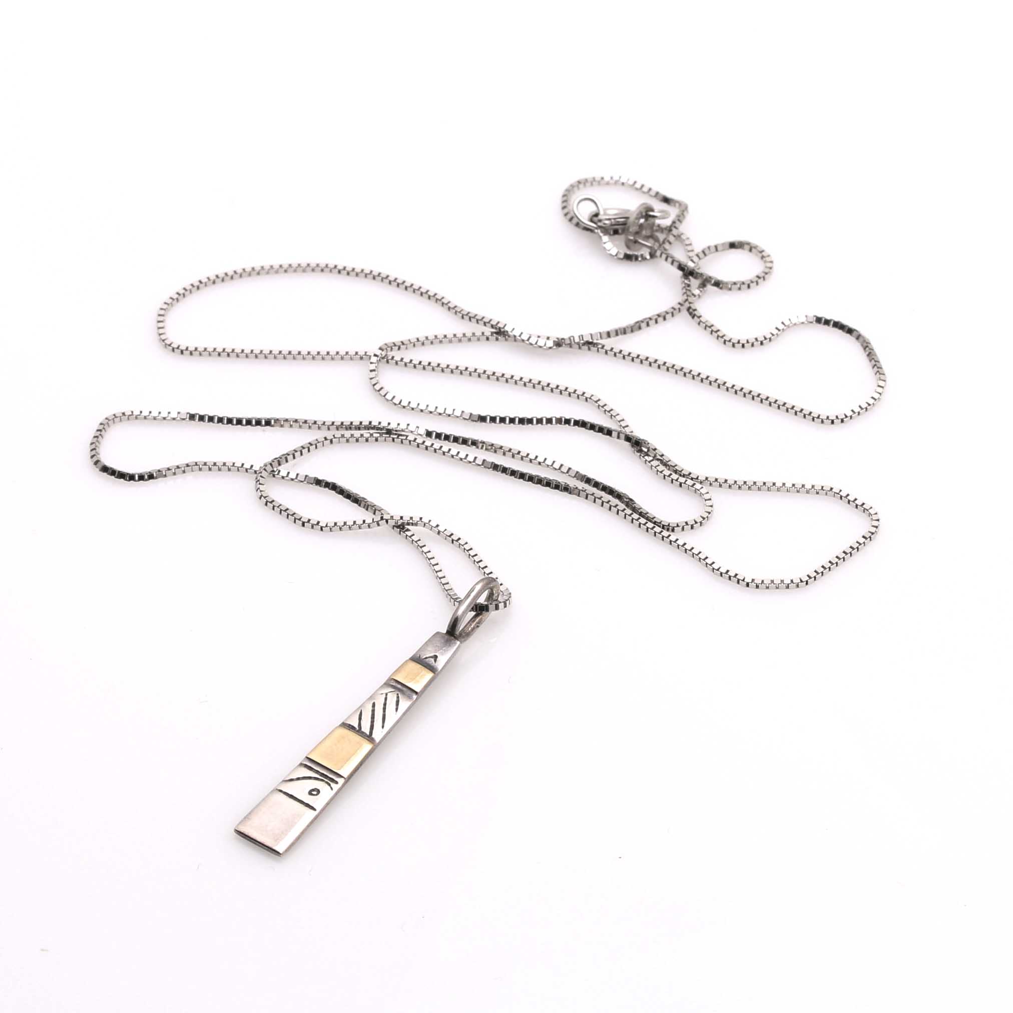 Sterling Silver 14K Yellow Gold Demi Parure