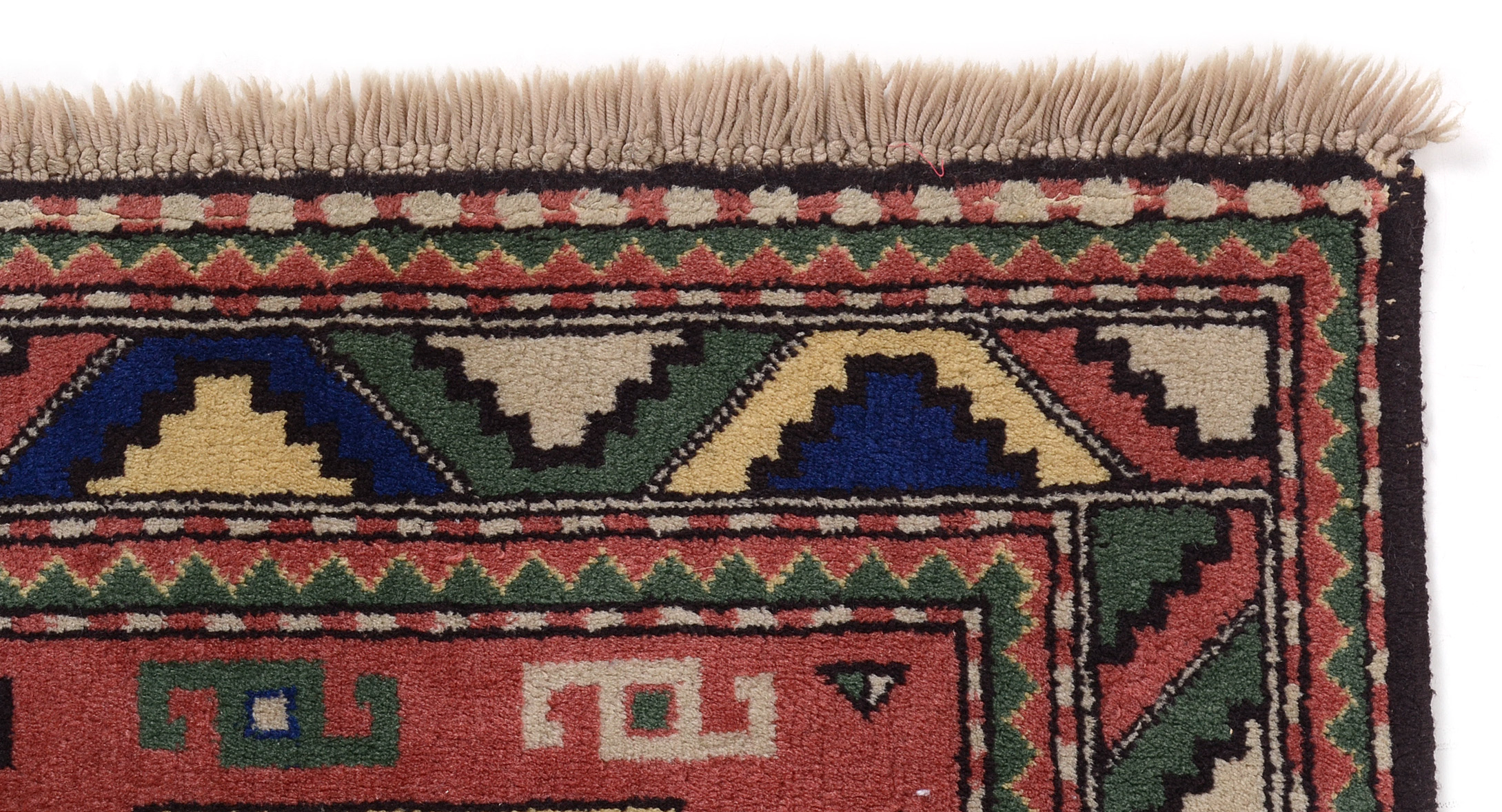 Caucasian Hand Woven Wool Prayer Rug