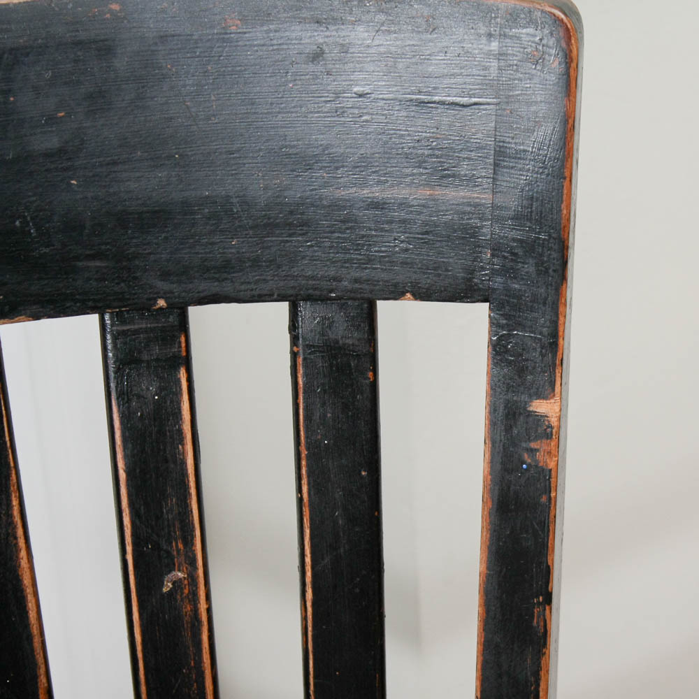 Set of Four Vintage Courtroom Chairs