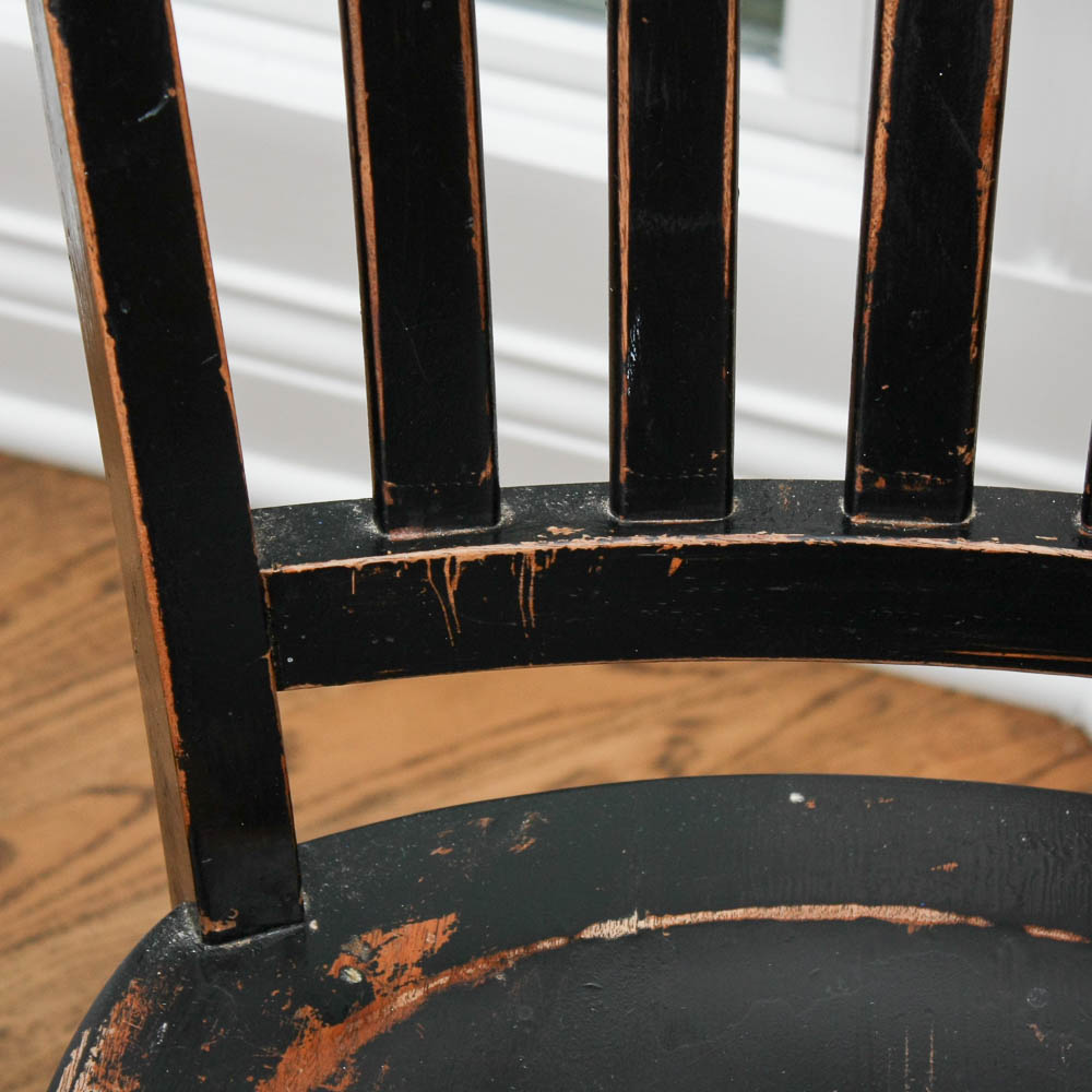 Set of Four Vintage Courtroom Chairs