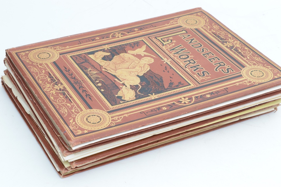 Four-Volume Set of "The Works Of Sir Edwin Landseer"