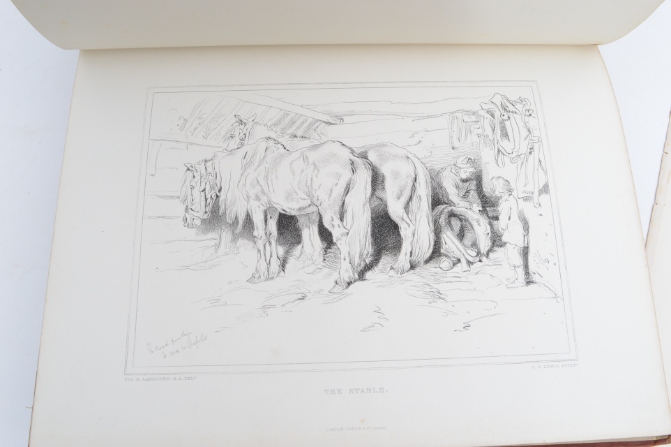 Four-Volume Set of "The Works Of Sir Edwin Landseer"