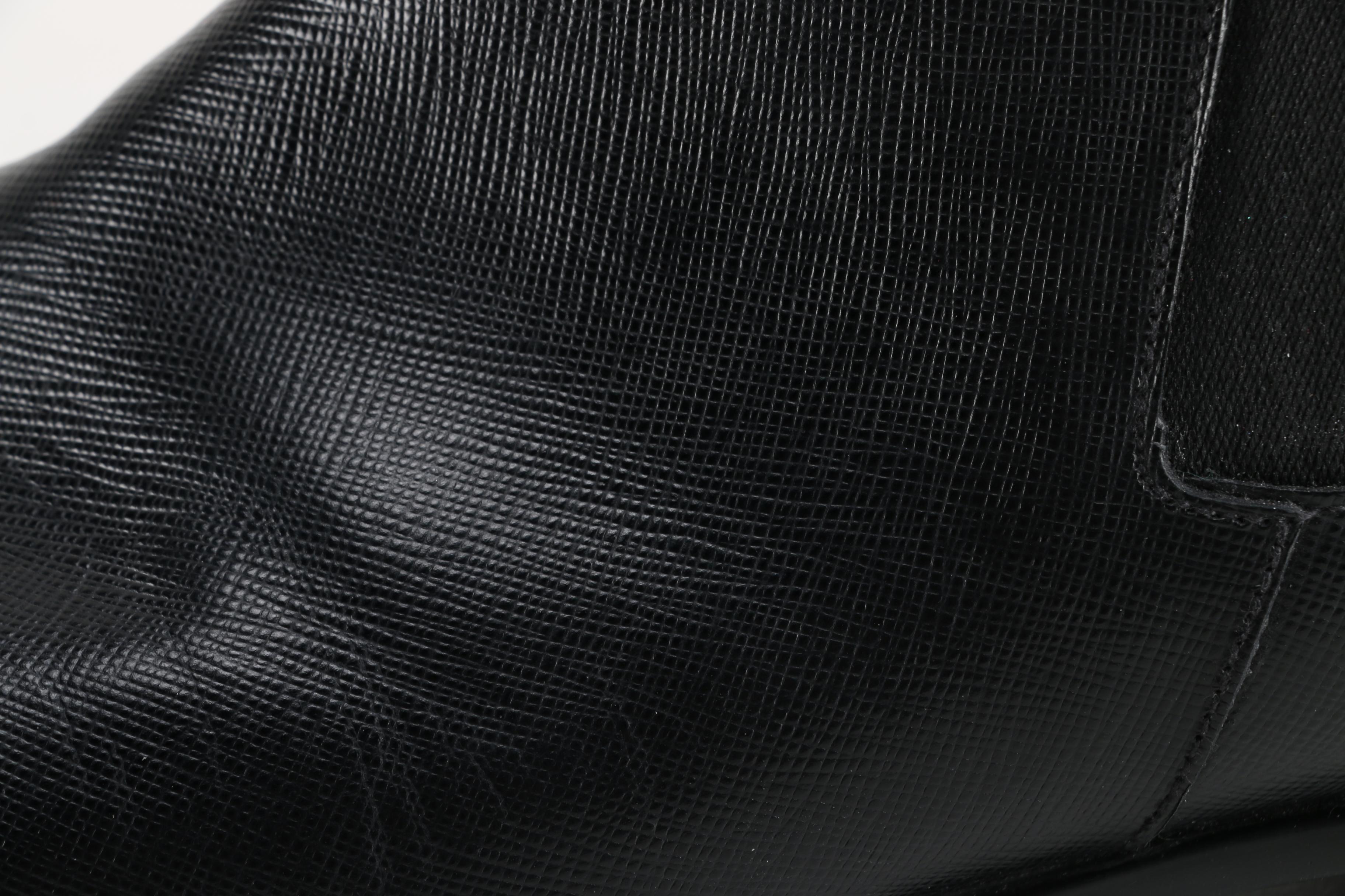 Men's Prada Saffiano Leather Chelsea Boots Size 10