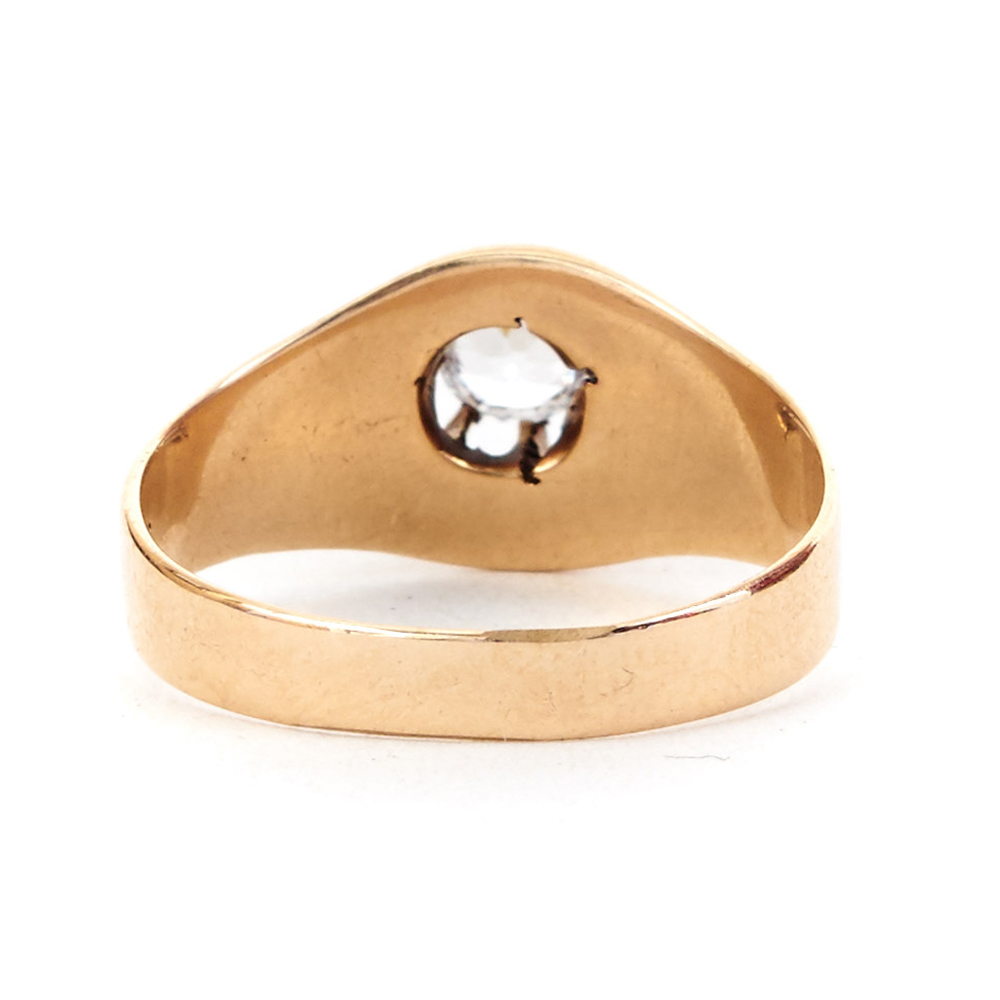 10K Yellow Gold Cubic Zirconia Ring