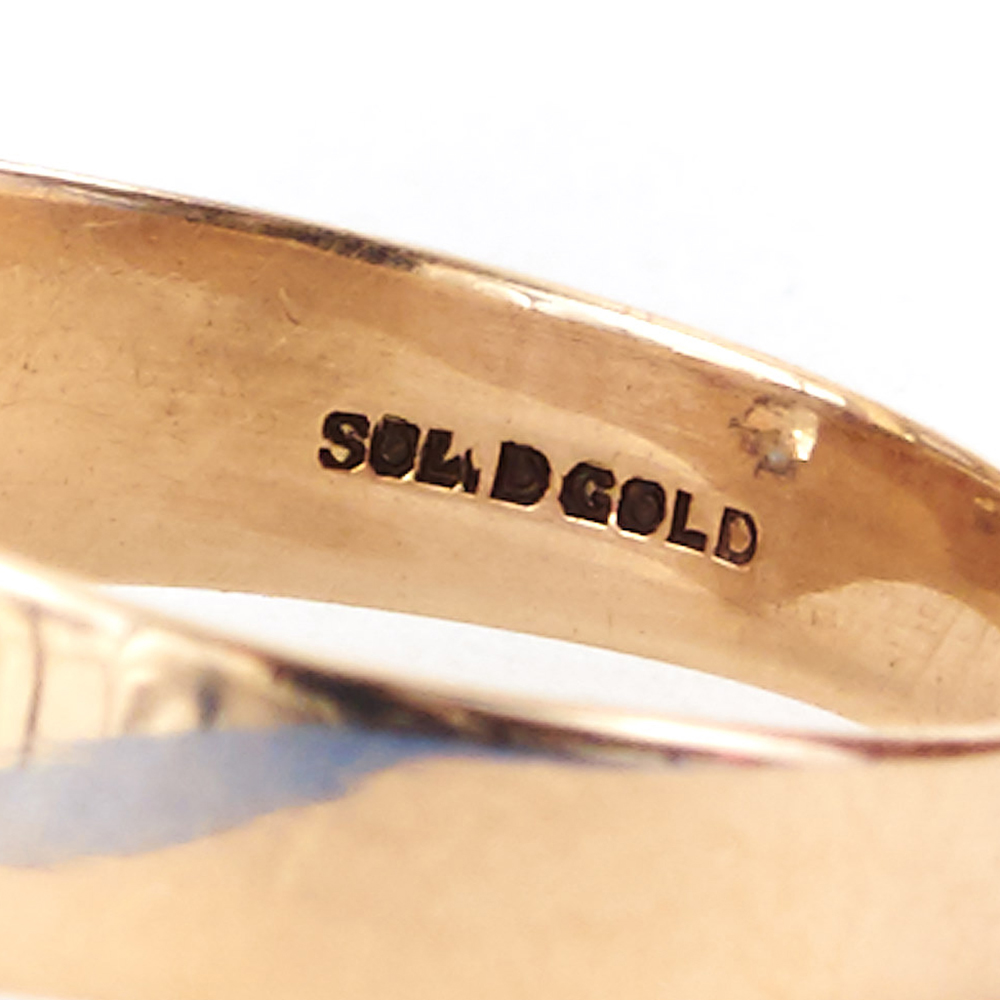 10K Yellow Gold Cubic Zirconia Ring