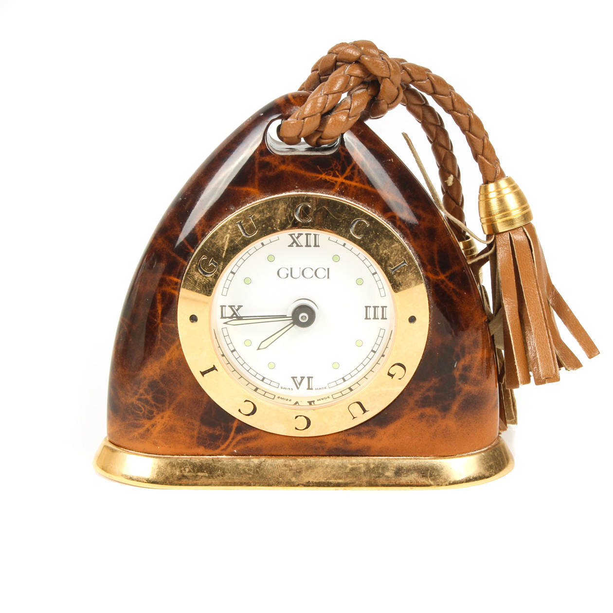 Gucci Marble Stirrup Clock