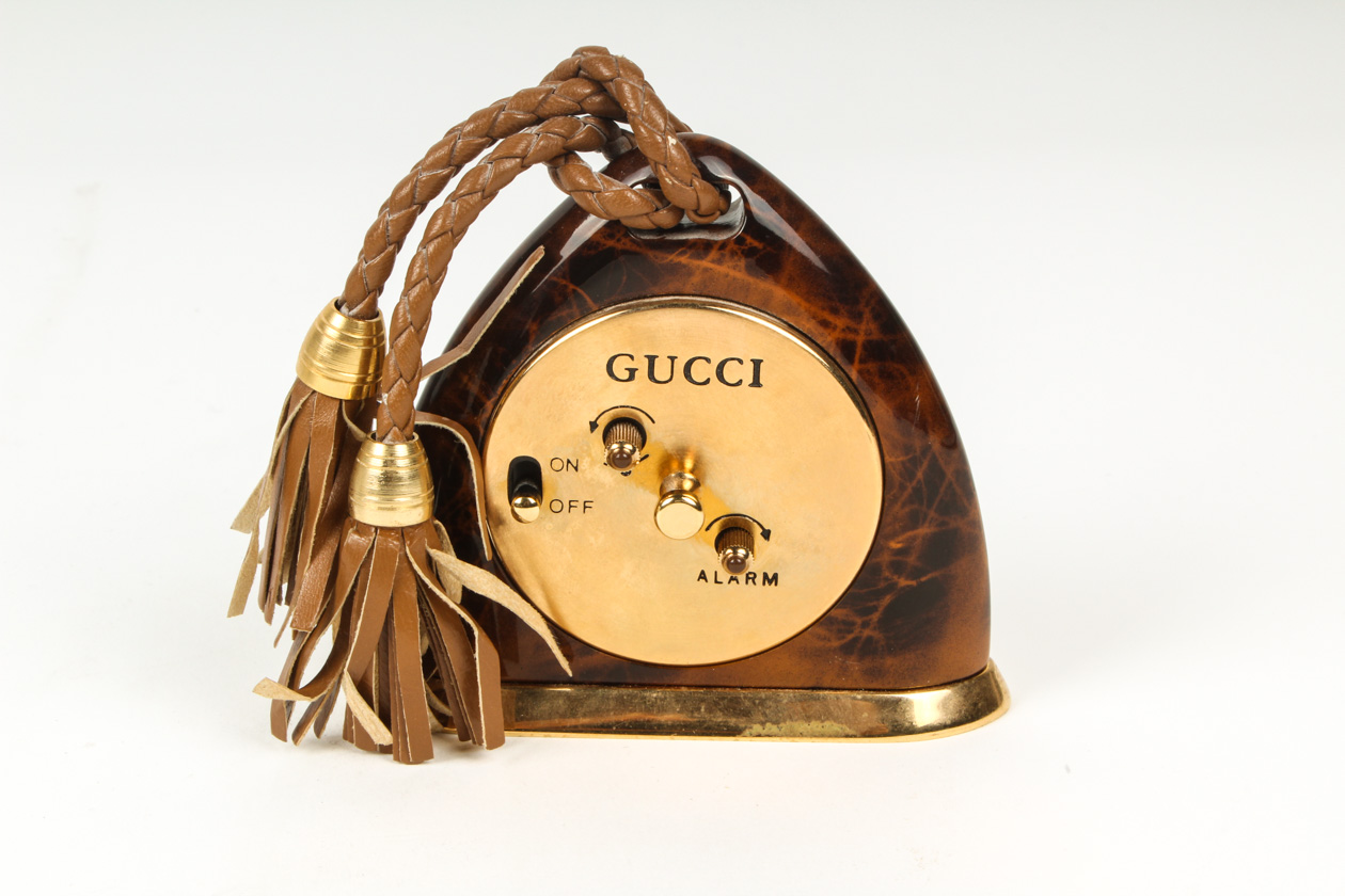 Gucci Marble Stirrup Clock