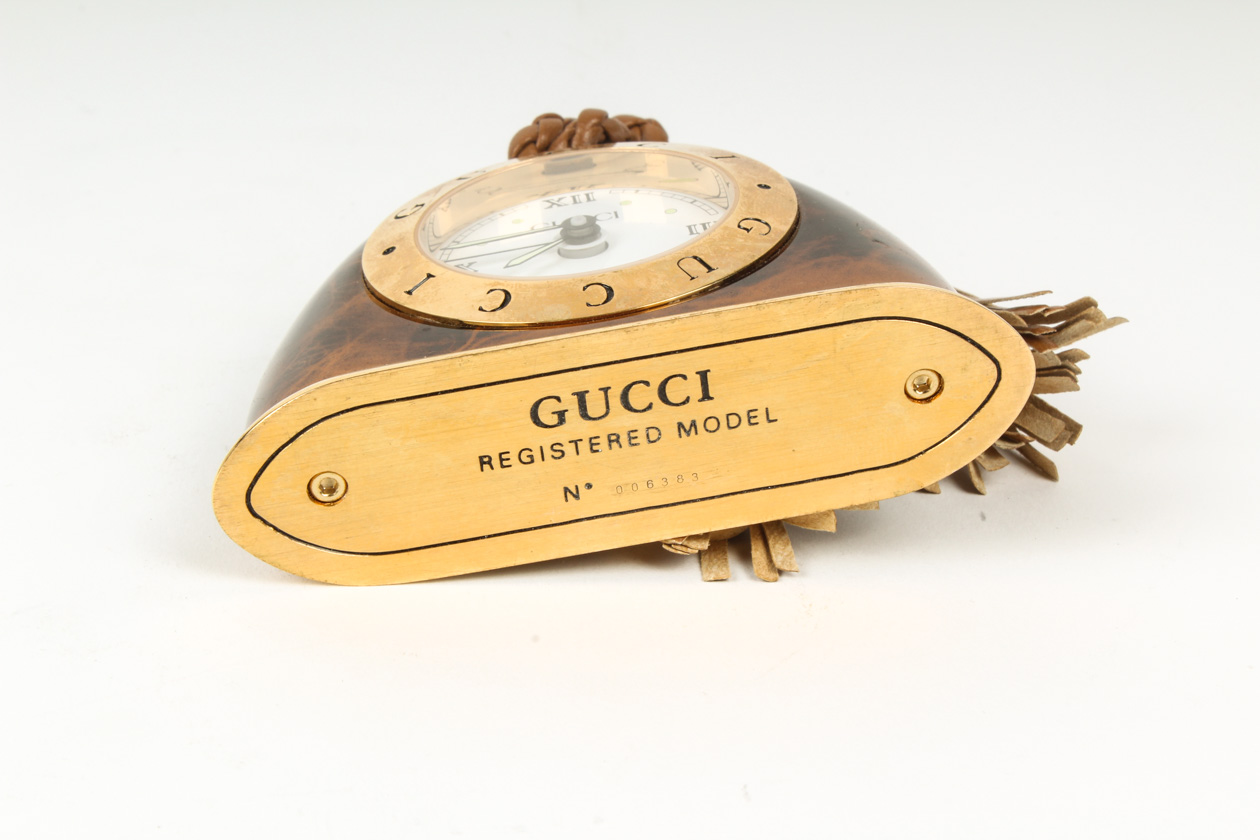 Gucci Marble Stirrup Clock