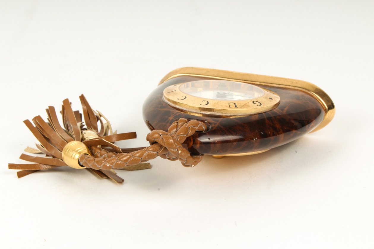 Gucci Marble Stirrup Clock