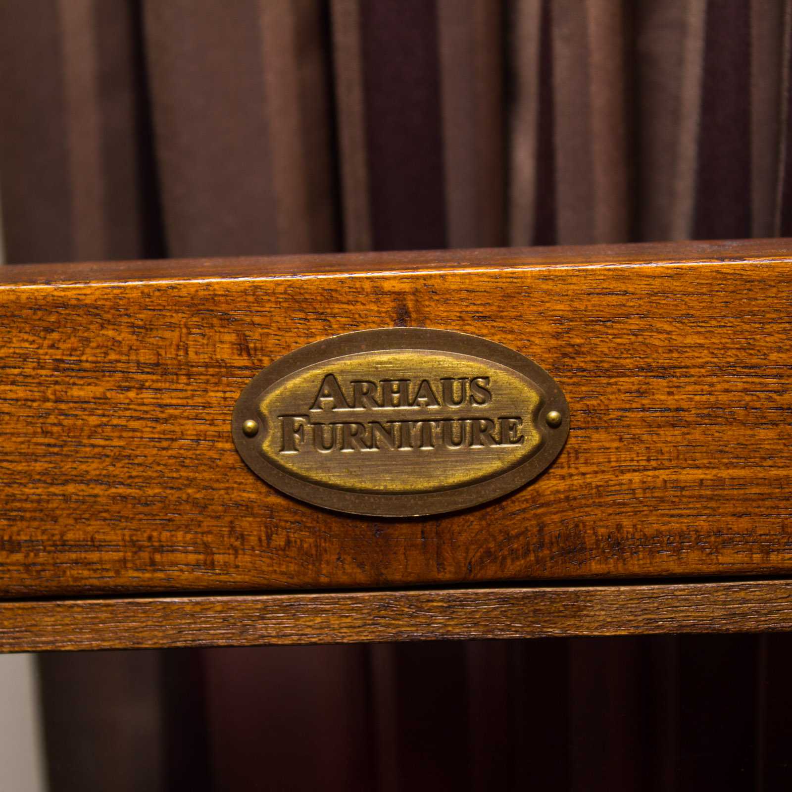 Arhaus Furniture Walnut Display Cabinet