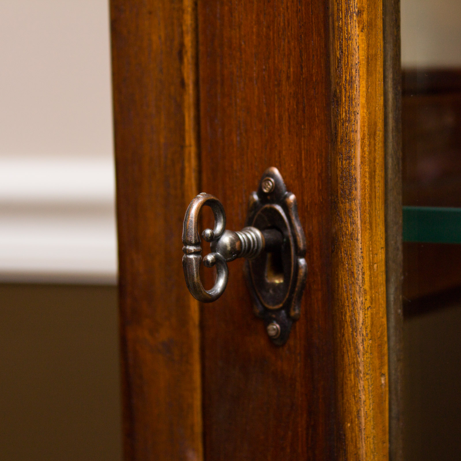 Arhaus Furniture Walnut Display Cabinet