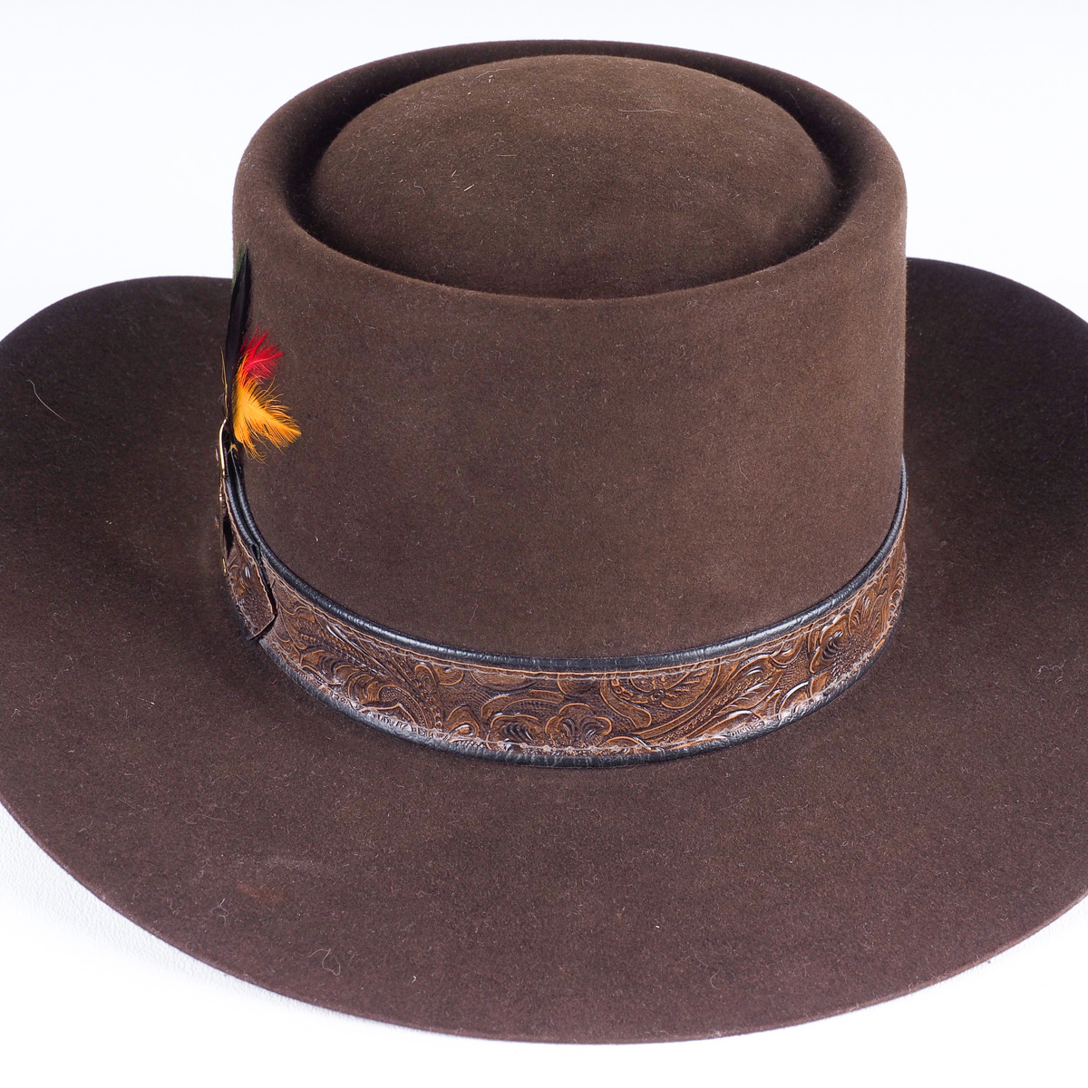 Vintage Chocolate Brown Stetson Revenger Beaver Hat