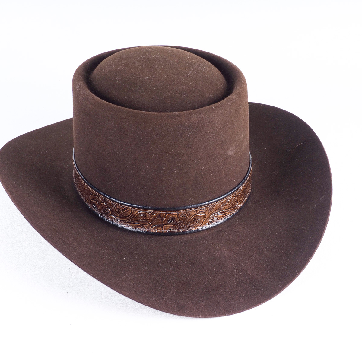 Vintage Chocolate Brown Stetson Revenger Beaver Hat