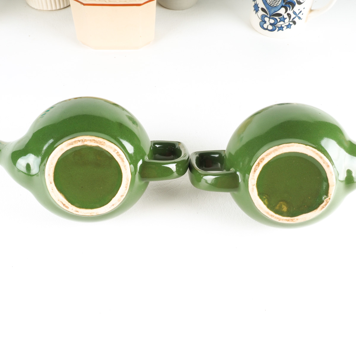 Group of Ceramic Cups and Tea Pots