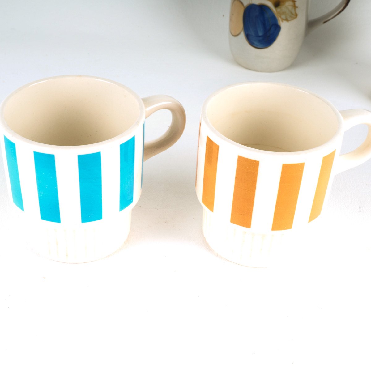 Group of Ceramic Cups and Tea Pots