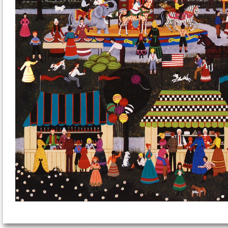 Jane Wooster Scott Limited Edition Signed Lithograph on Paper "Candied Apples and Candy Corn"