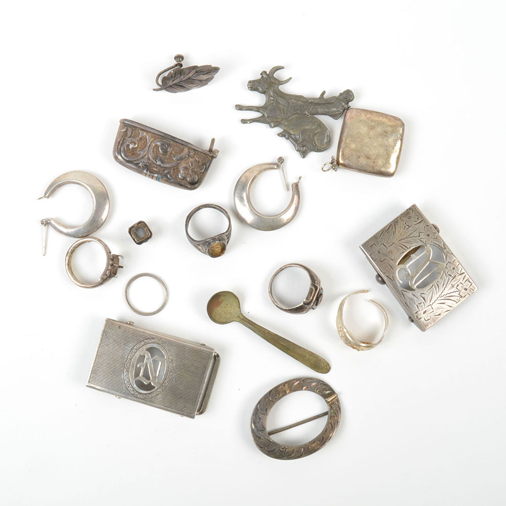 Assorted Scrap Sterling Silver Pieces