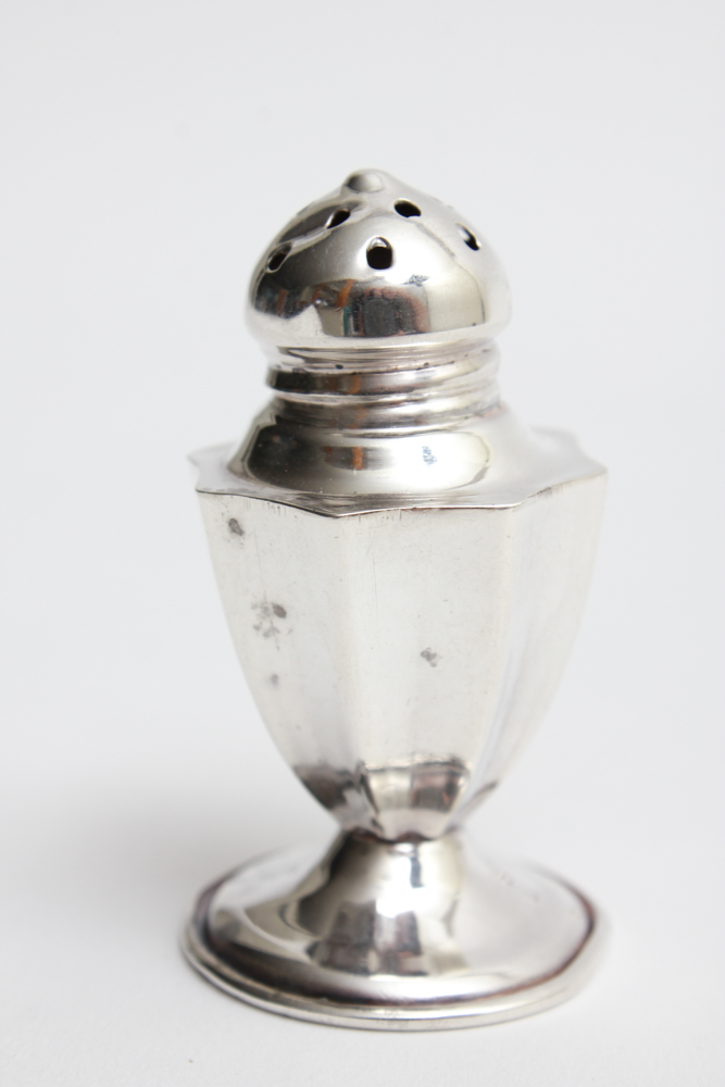 Pair of Sterling Silver Salt and Pepper Shakers