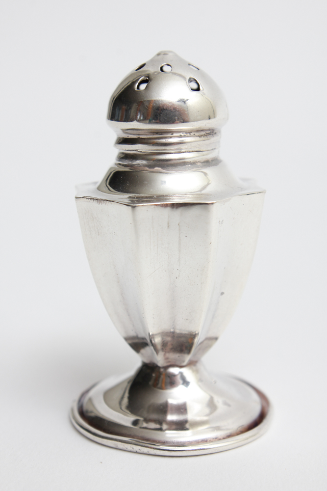 Pair of Sterling Silver Salt and Pepper Shakers