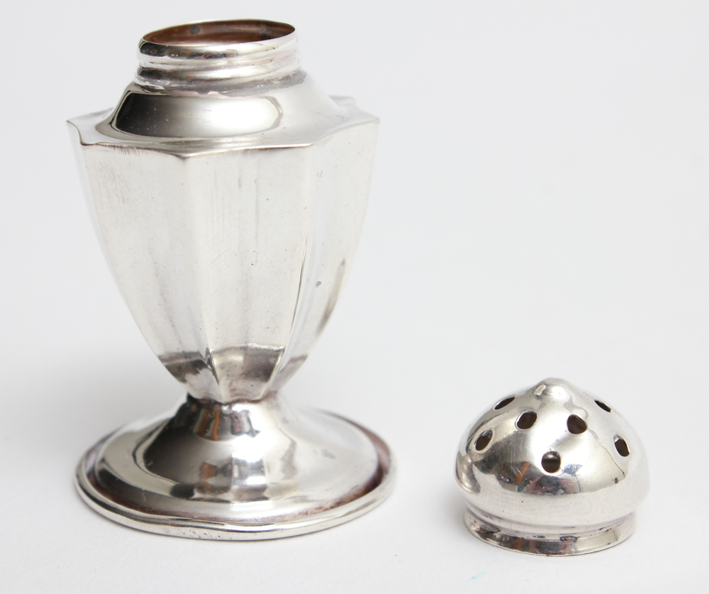 Pair of Sterling Silver Salt and Pepper Shakers
