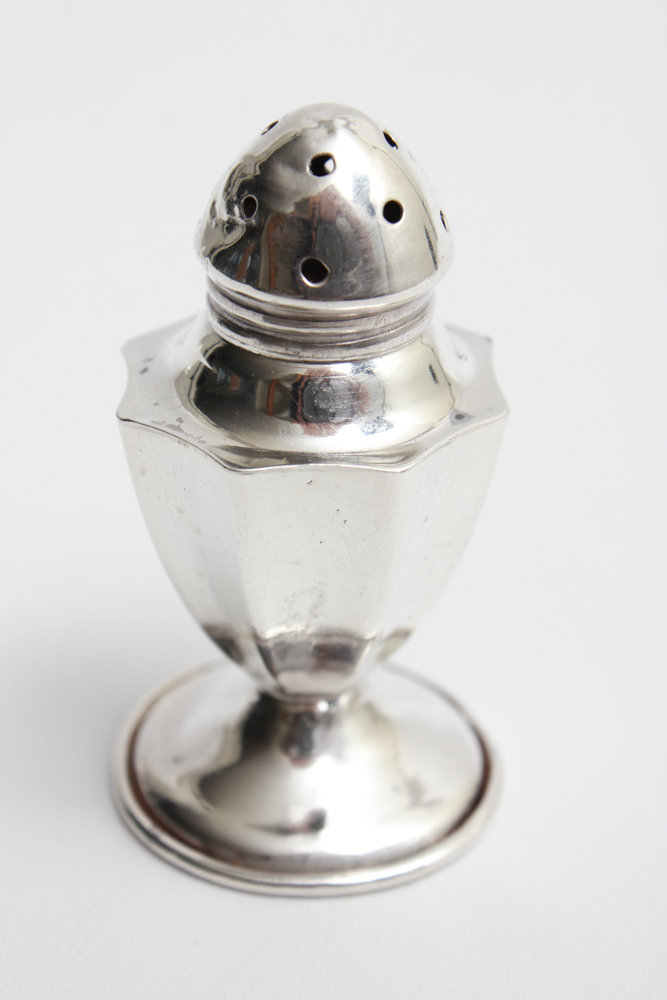 Pair of Sterling Silver Salt and Pepper Shakers