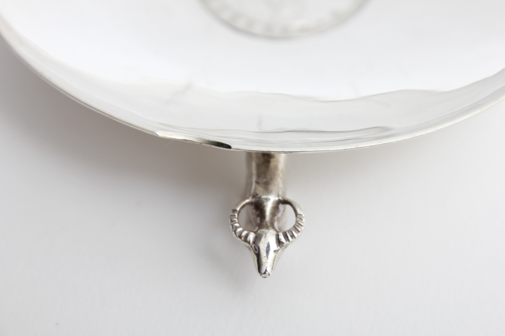 1944 Philippine Centavos Coin Sterling Silver Dish