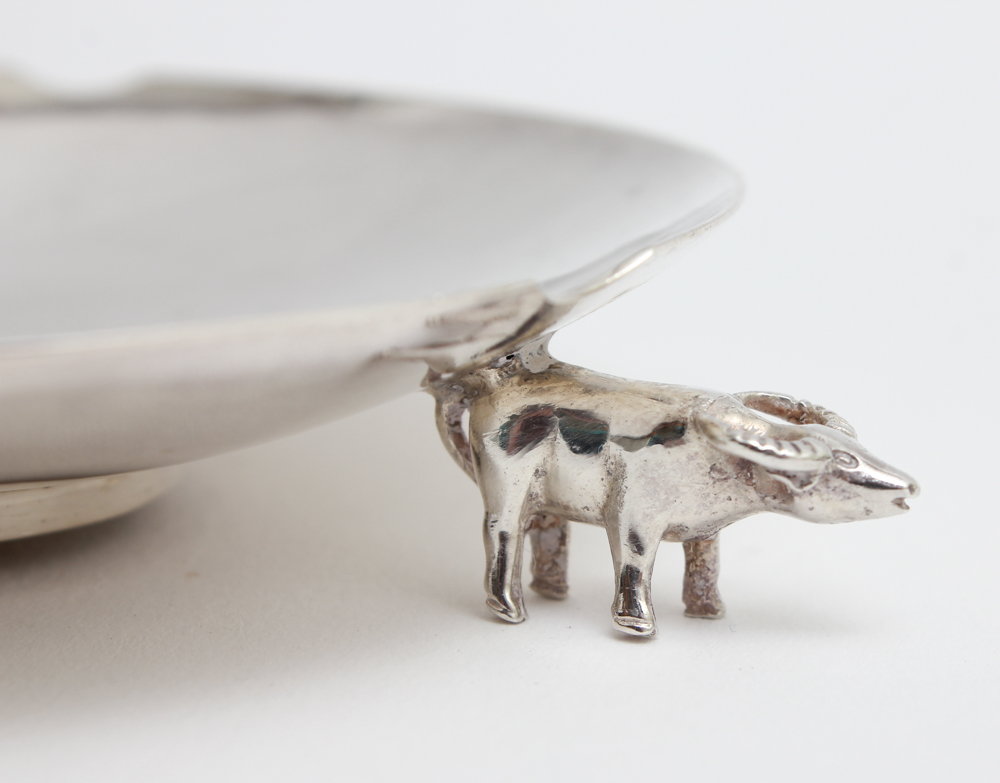 1944 Philippine Centavos Coin Sterling Silver Dish