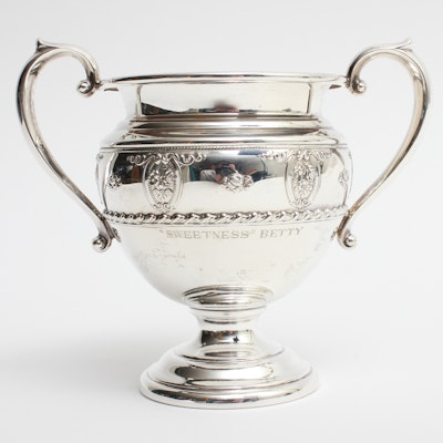 Wallace Sterling Silver "Rose Point" Sugar Bowl Wallace Sterling Silver "Rose Point" Sugar Bowl