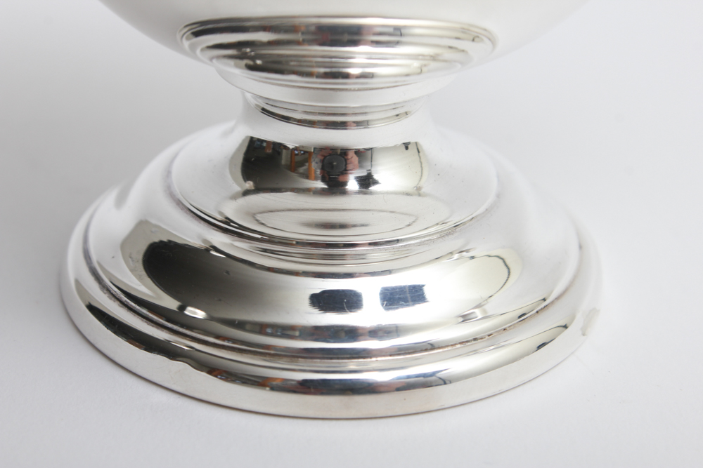 Wallace Sterling Silver "Rose Point" Sugar Bowl