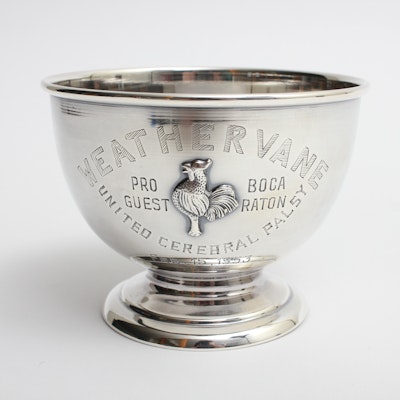 J. Wagner & Son Sterling Silver Engraved 1953 Award Bowl J. Wagner & Son Sterling Silver Engraved 1953 Award Bowl