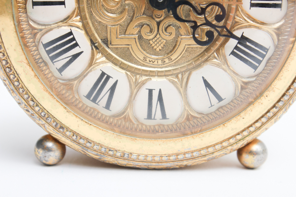 Imhof Swiss 15-Jewel 8-Day Shelf Clock