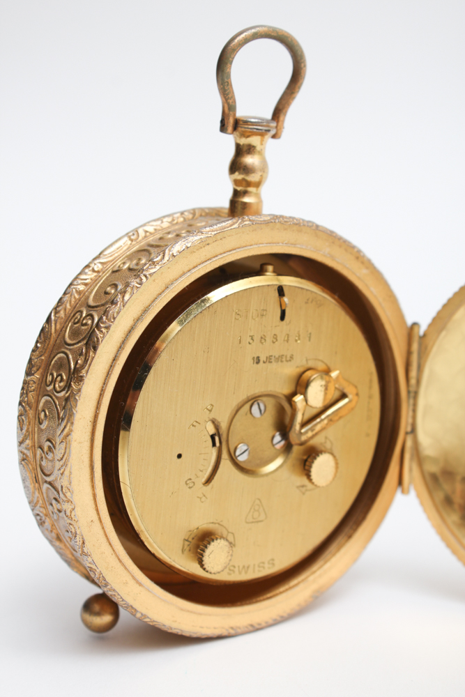 Imhof Swiss 15-Jewel 8-Day Shelf Clock