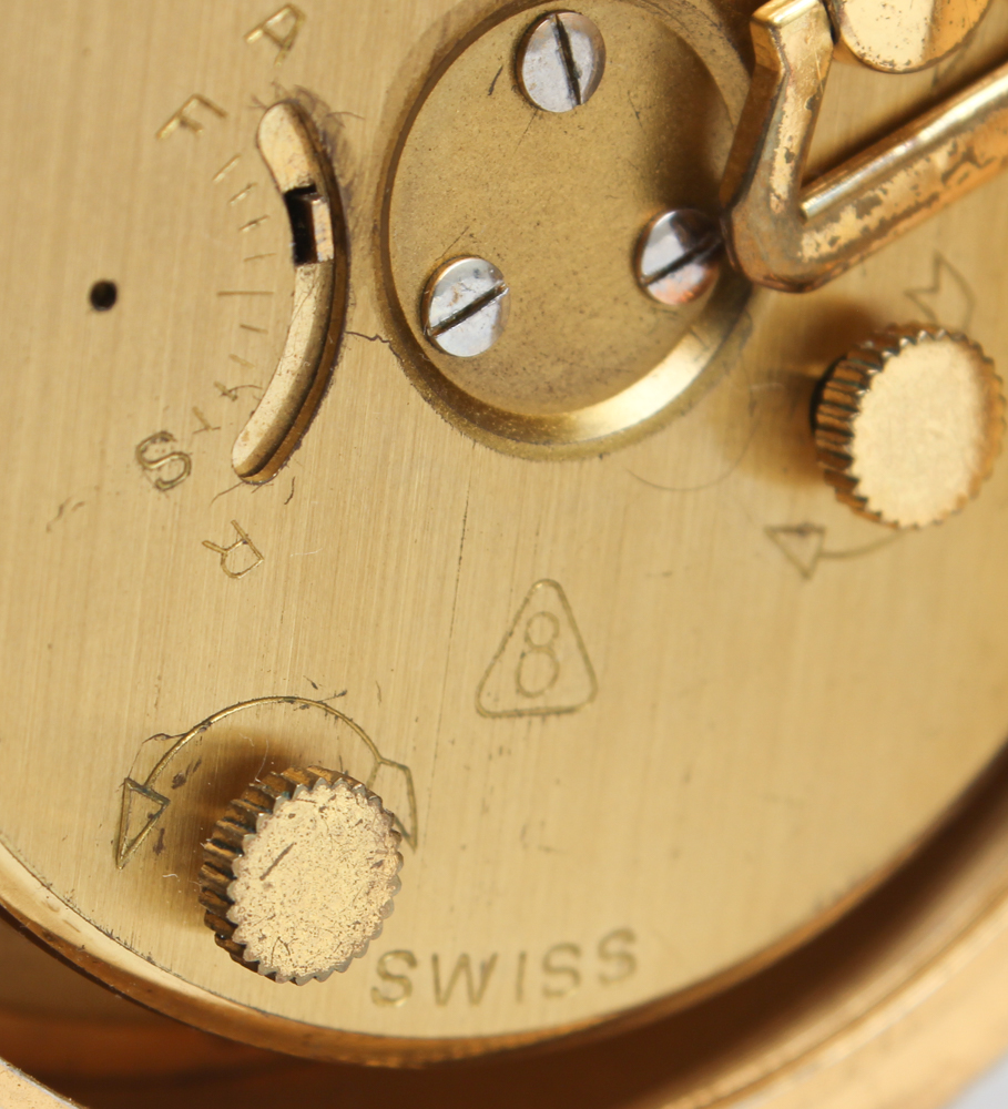 Imhof Swiss 15-Jewel 8-Day Shelf Clock