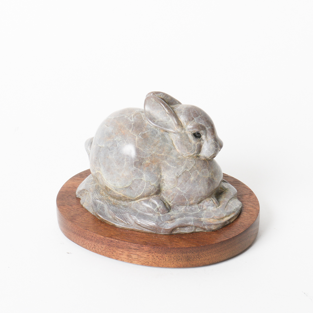 Melissa J. Cooper Bronze Sculpture of Bunny