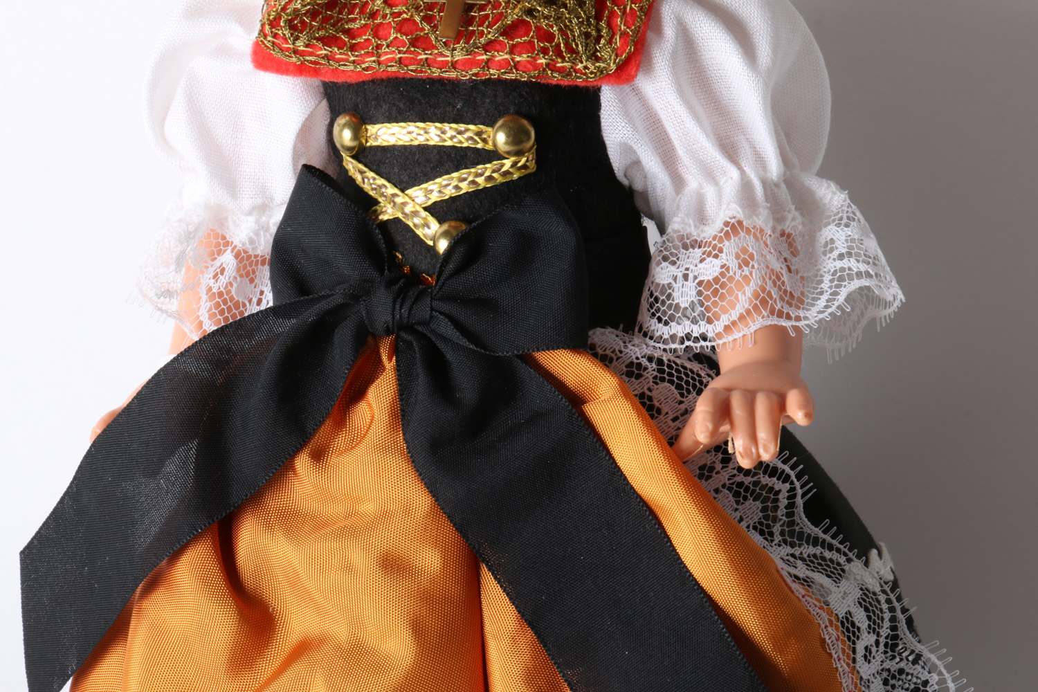 Circa 1940s Stoll's Trachtenpuppen Doll in Black Forest Costume