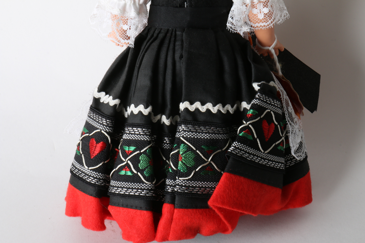 Circa 1940s Stoll's Trachtenpuppen Doll in Black Forest Costume