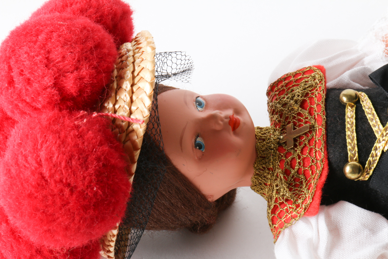 Circa 1940s Stoll's Trachtenpuppen Doll in Black Forest Costume