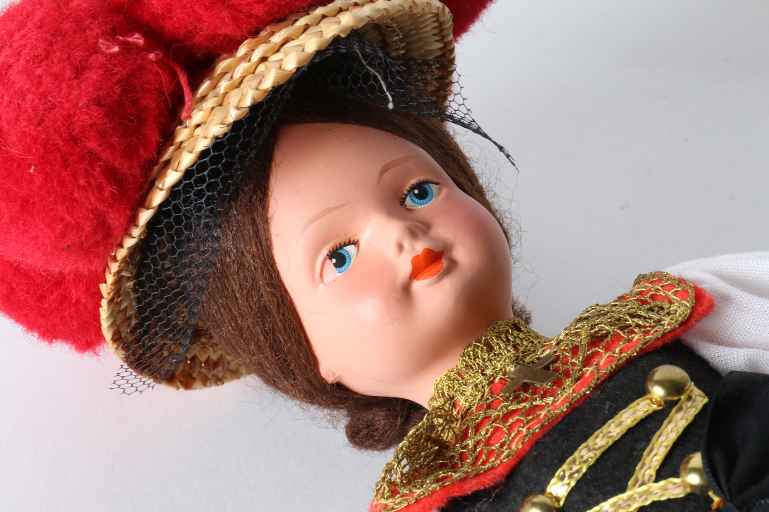 Circa 1940s Stoll's Trachtenpuppen Doll in Black Forest Costume