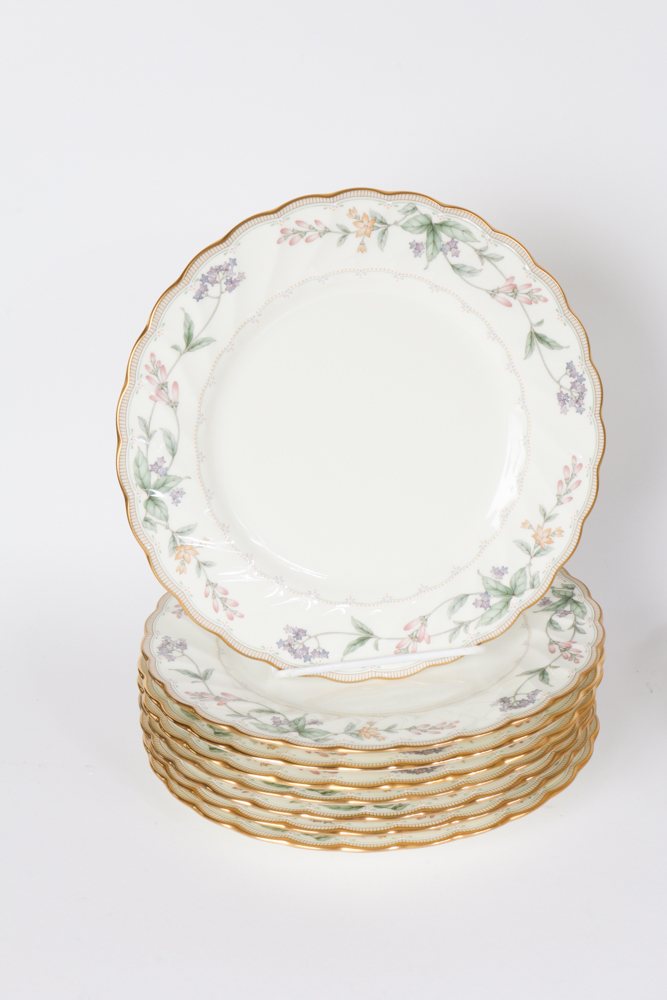 Noritake Brookhollow Bone China for Eight and Accessories