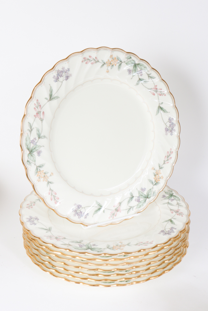 Noritake Brookhollow Bone China for Eight and Accessories