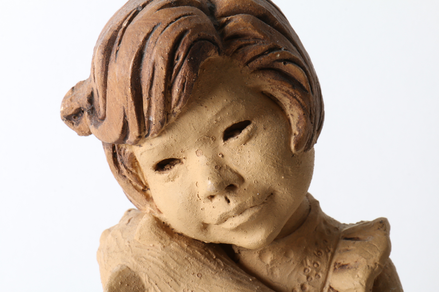 Lee Bortin Figurine of Girl and Cat