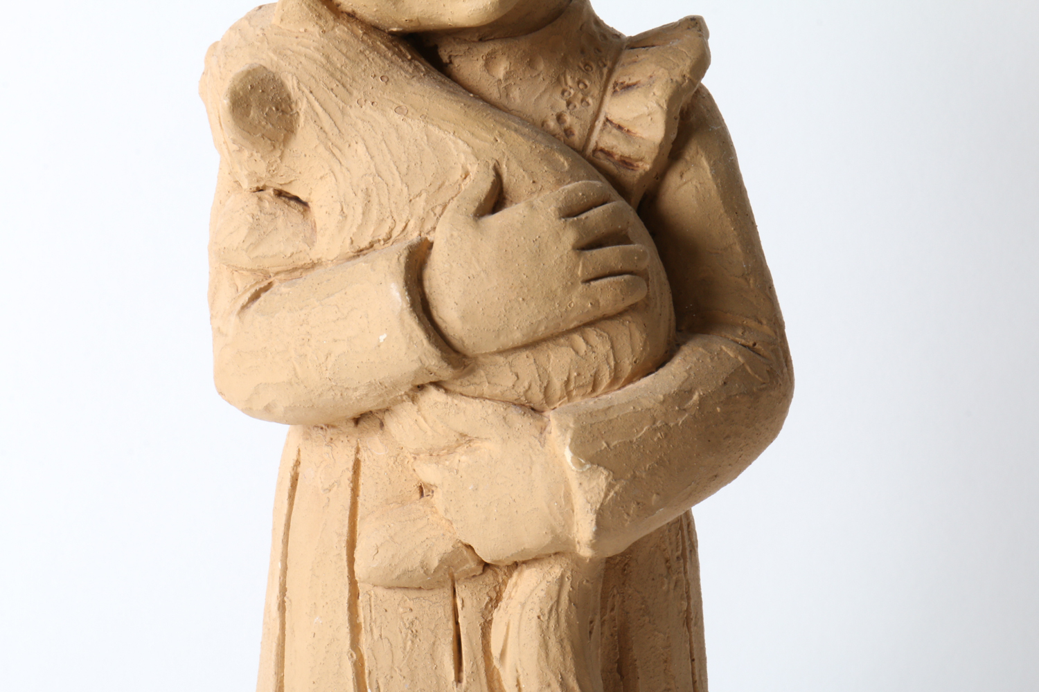 Lee Bortin Figurine of Girl and Cat