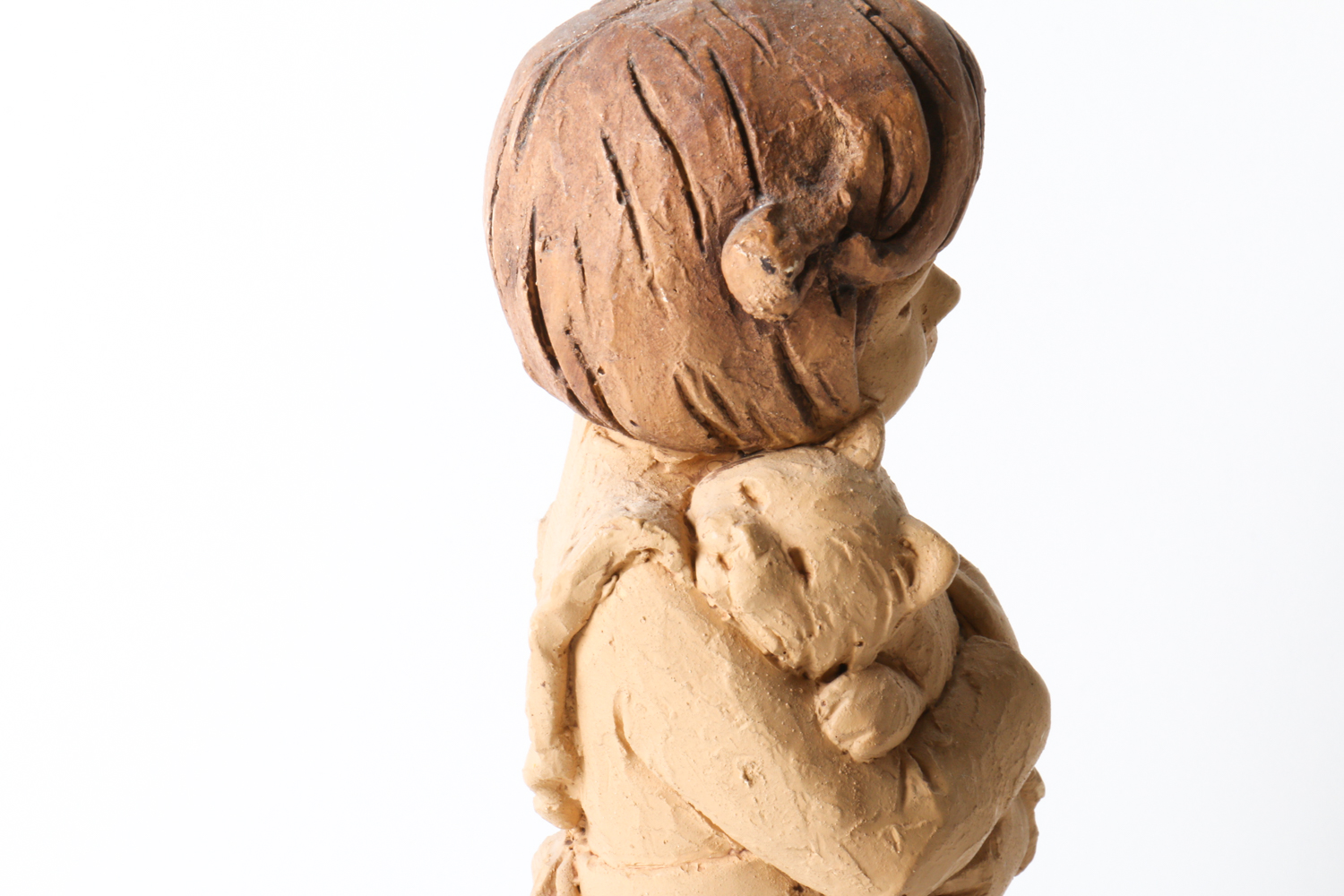 Lee Bortin Figurine of Girl and Cat