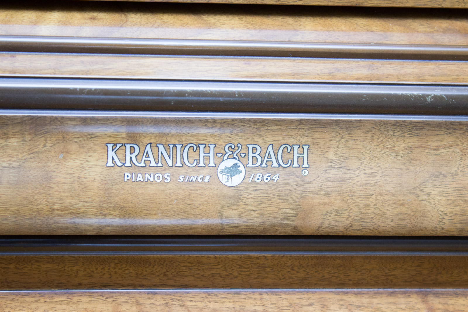 Vintage Kranich & Bach Console Piano With Bench