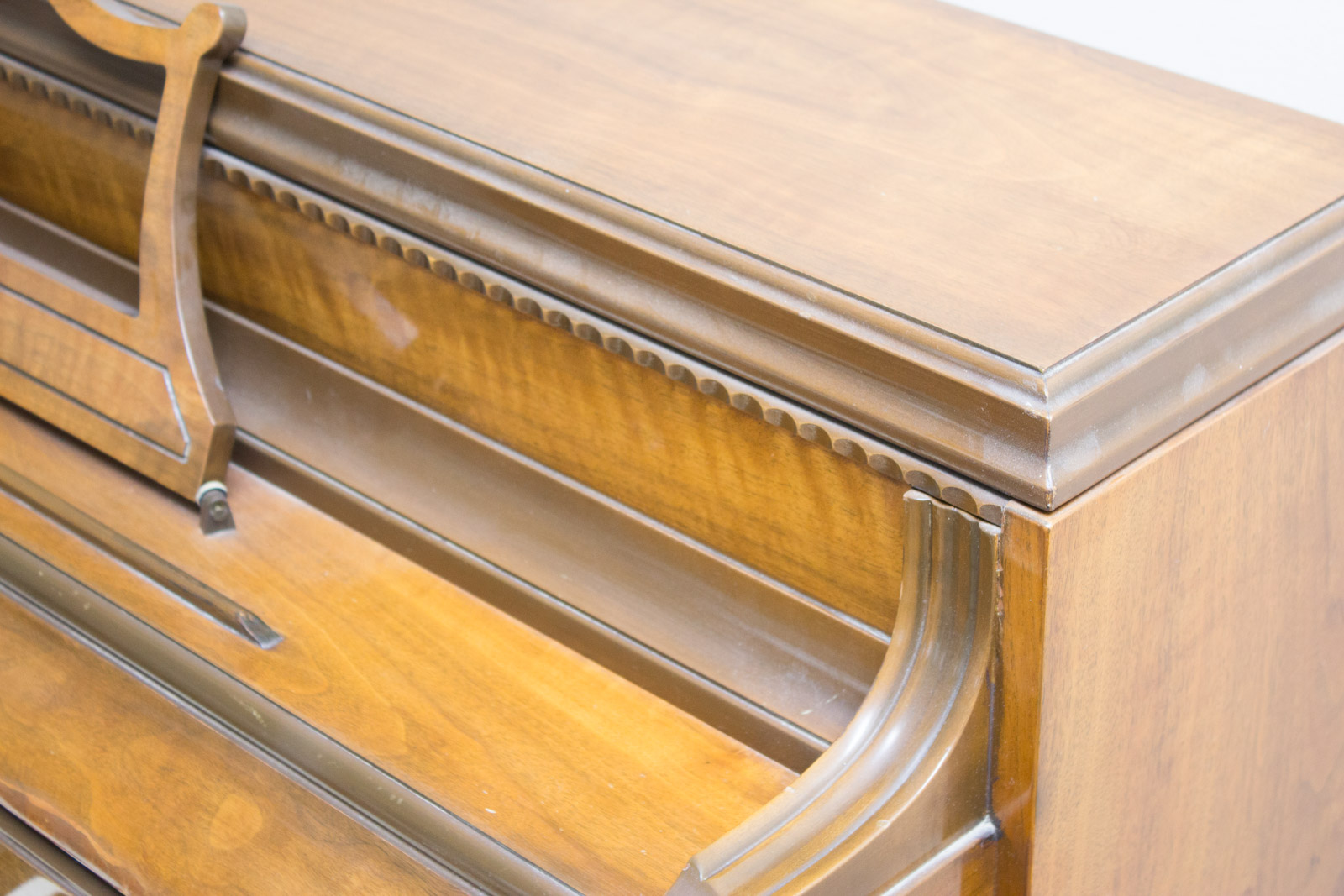 Vintage Kranich & Bach Console Piano With Bench